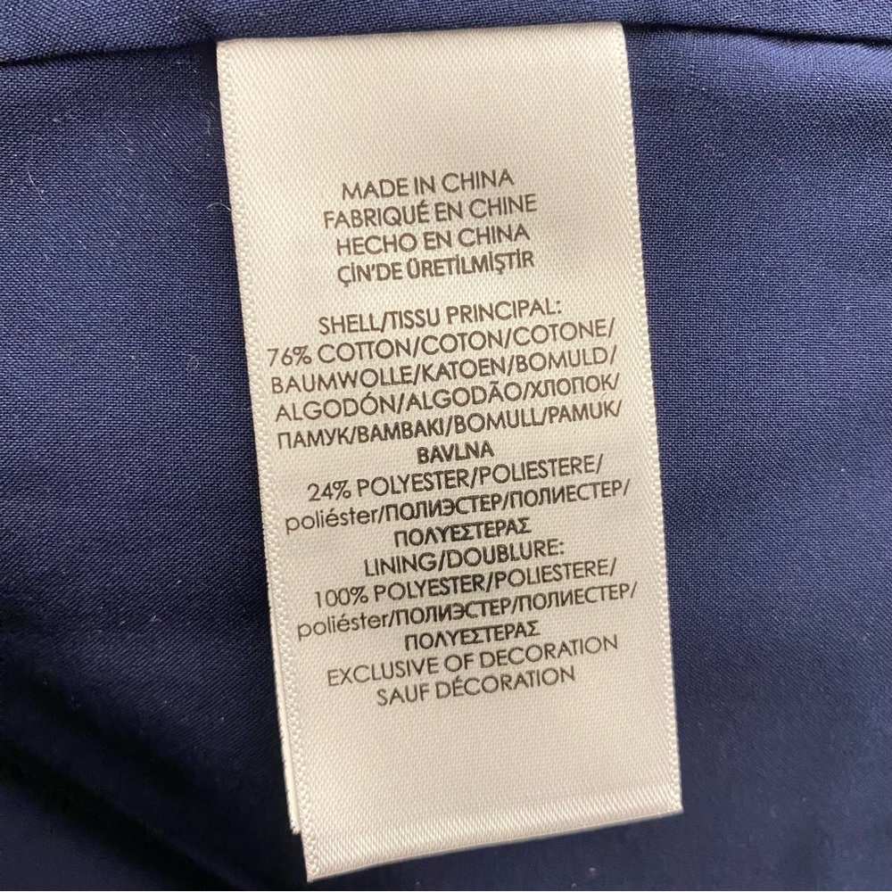 Polo by Ralph Lauren Blue Blazer with Gold Accents - Picture 7 of 7